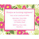 Lillian Floral Bright Invitations Image 2 of 2